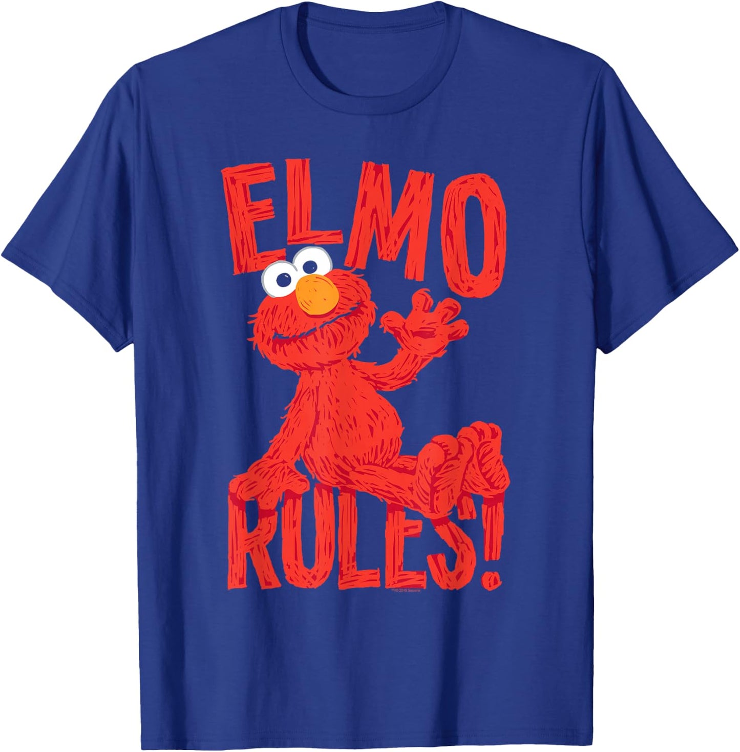 Sesame Street Elmo Rules T-Shirt - T-Shirt | Royal