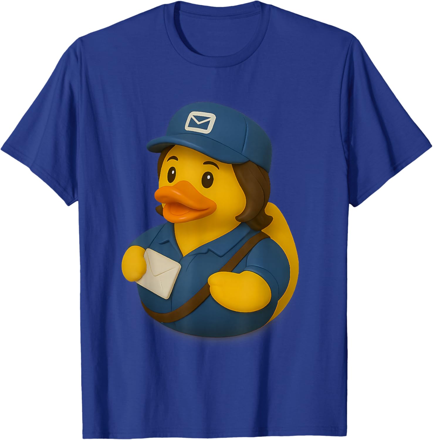 Rubber Duck Mail Lady Ducky Duckie Women T-Shirt - T-Shirt | Royal