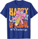 TK Teacher Happy Last Day of School Coquette Bow Pencil T-Shirt - T-Shirt | Royal