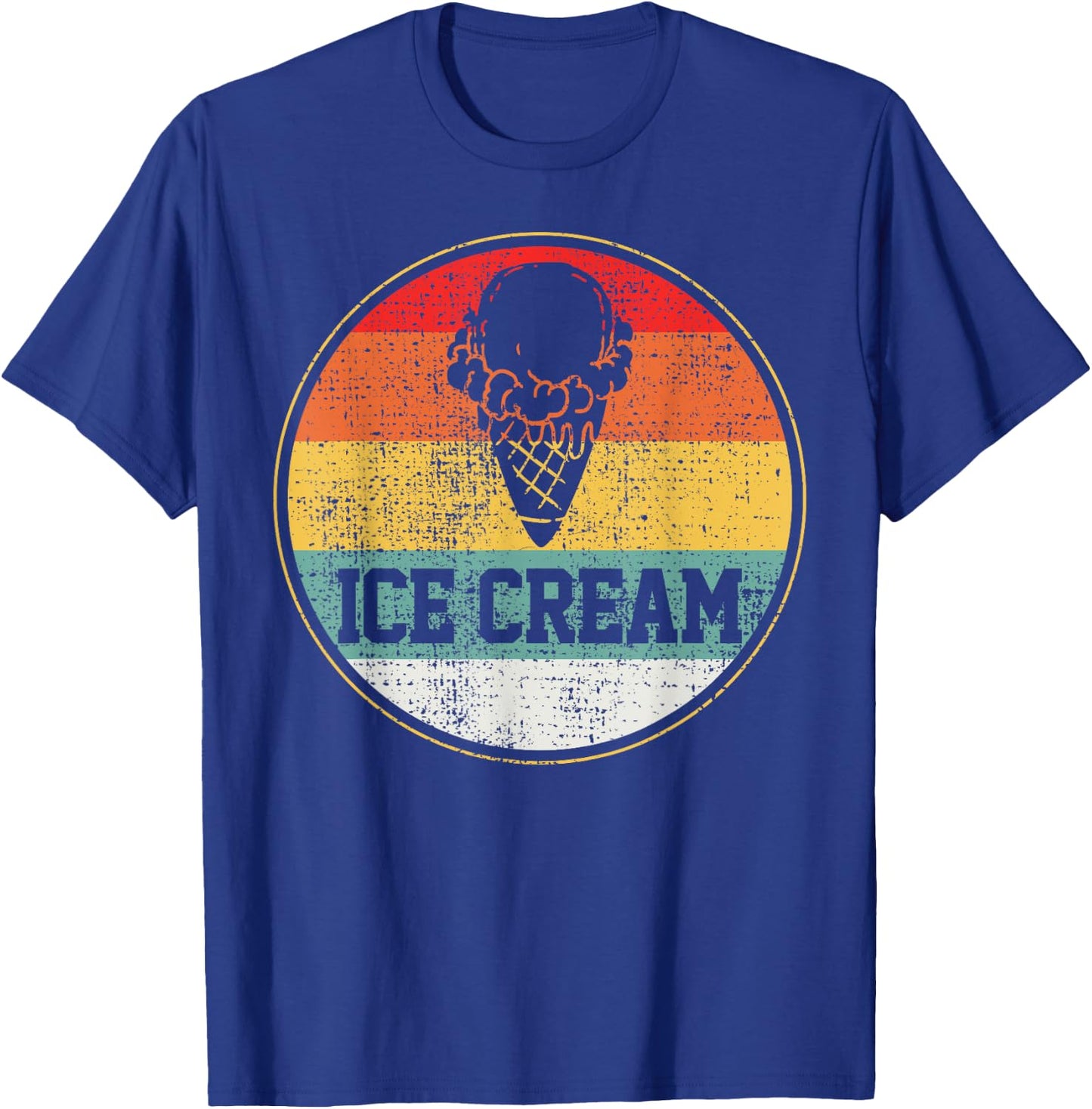 Ice Cream Retro Vintage Summer Treats Cool Men Women Kids T-Shirt - T-Shirt | Royal