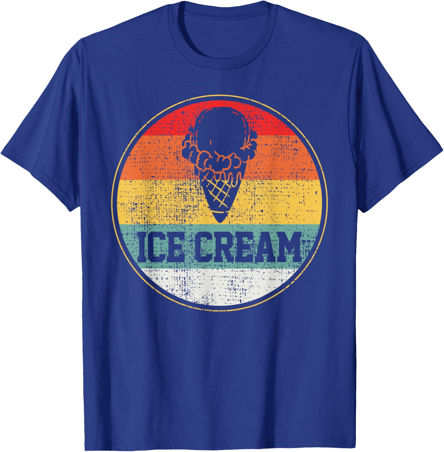 Ice Cream Retro Vintage Summer Treats Cool Men Women Kids T-Shirt - T-Shirt | Royal