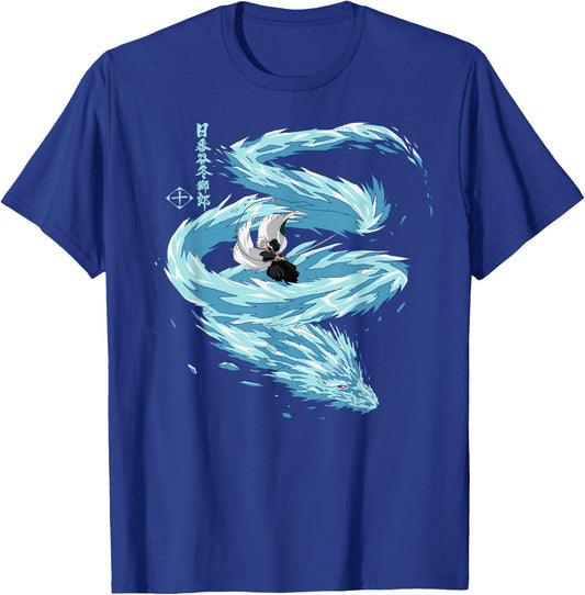 Bleach Toshiro Hitsugaya Dragon Anime T-Shirt - T-Shirt | Royal