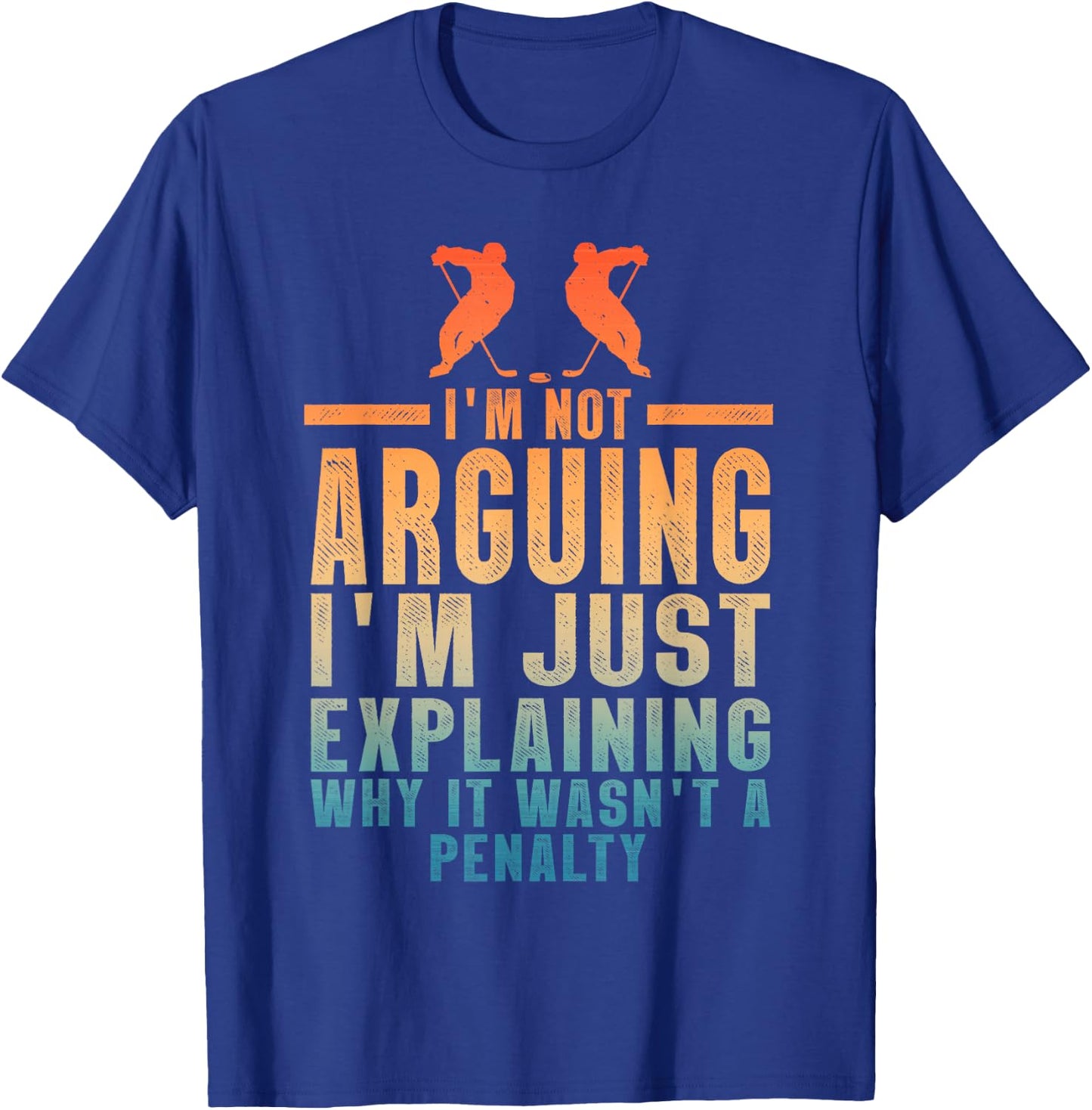 Funny Ice Hockey Art Women Skate Ice Hockey Player T-Shirt - T-Shirt | Royal