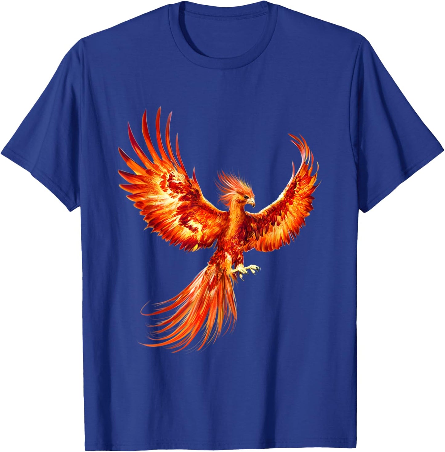 Rising Phoenix Fire Fenix Inspirational Fantasy Gift T-Shirt - T-Shirt | Royal