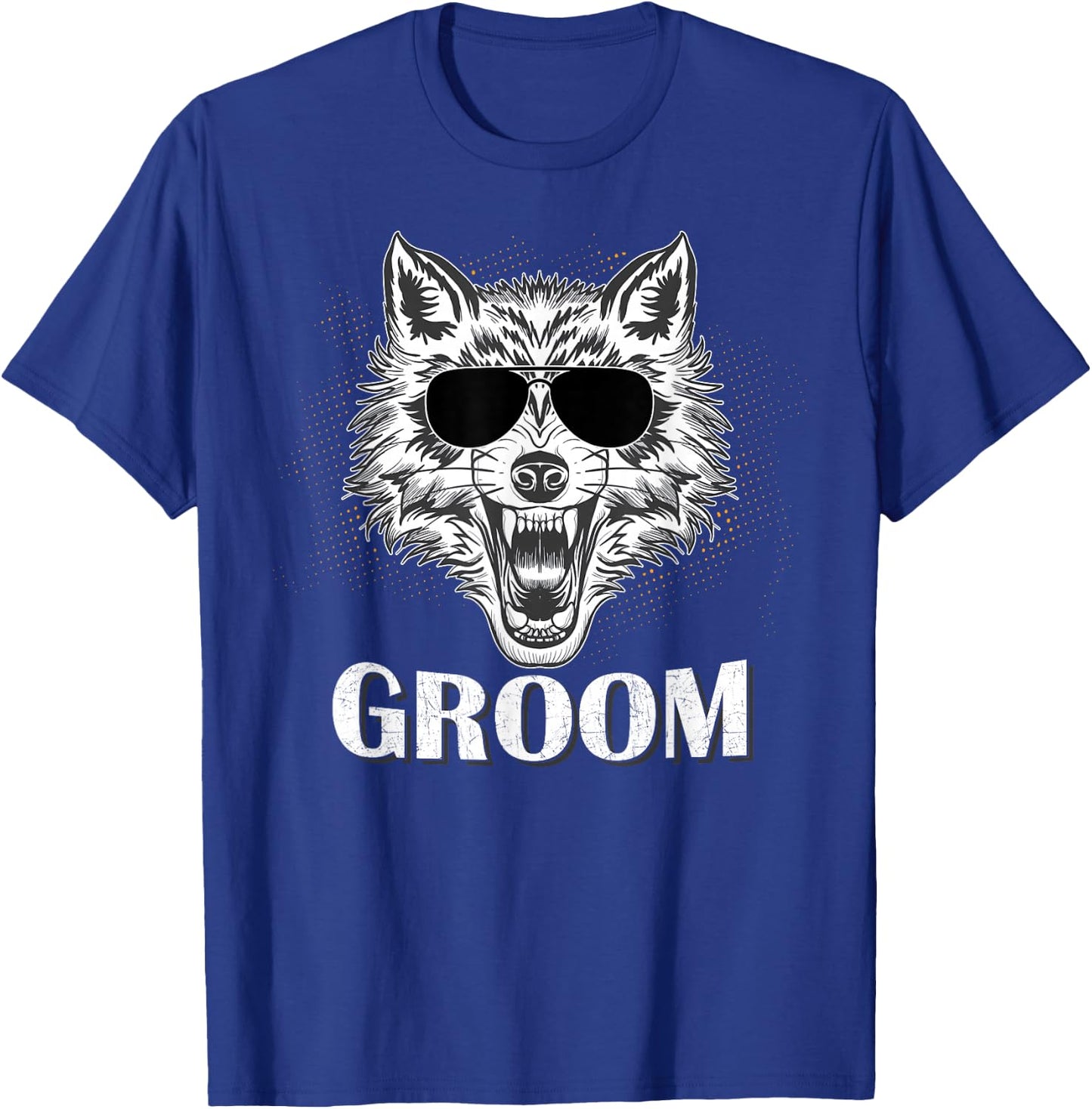 Groom Wolf Bachelor Party Shirt T-Shirt - T-Shirt | Royal