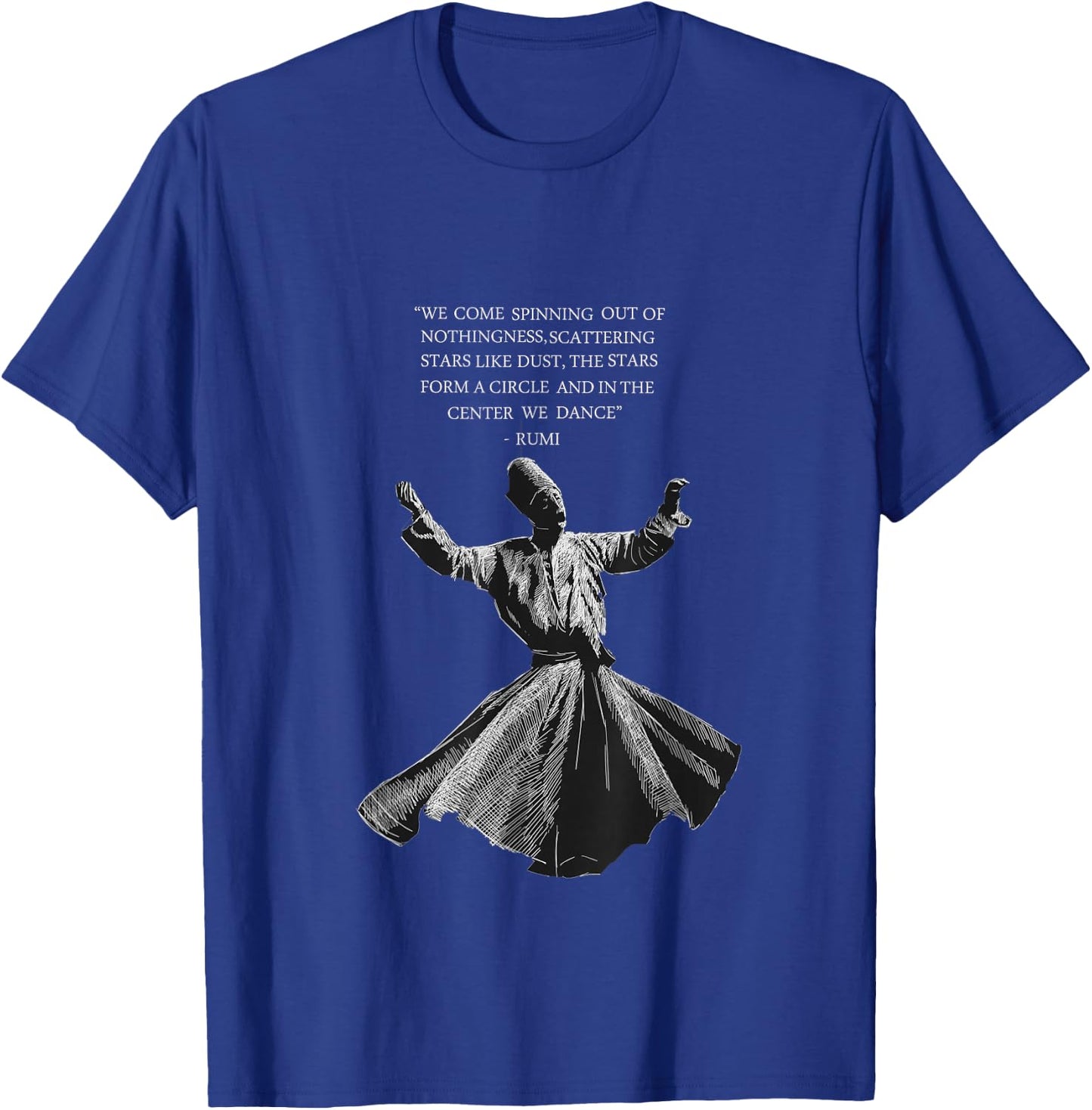 Rumi Whirling Dervish T-Shirt - T-Shirt | Royal