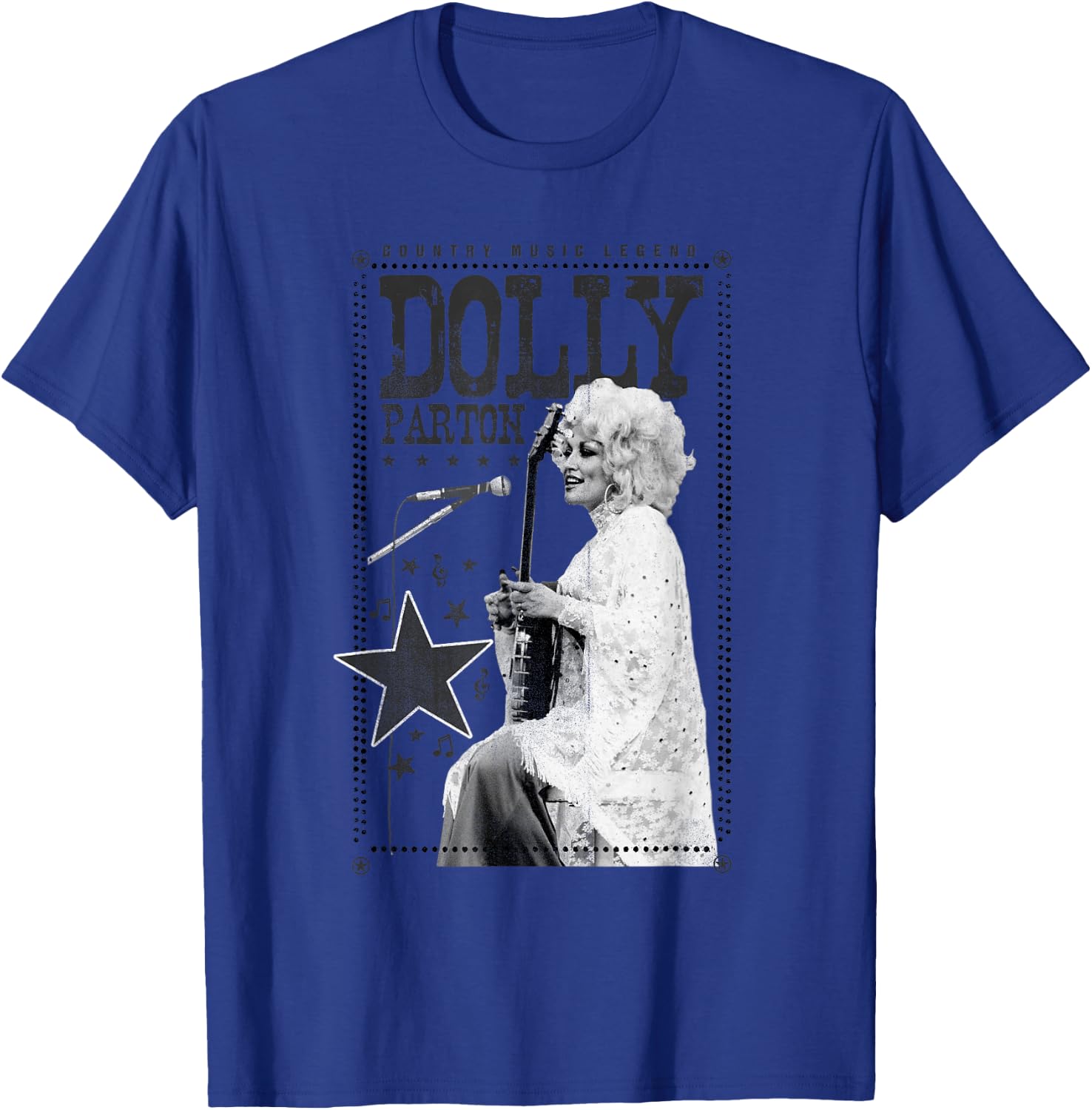 Dolly Parton Country Music Legend T-Shirt - T-Shirt | Royal