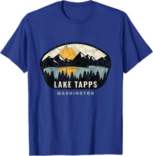 Lake Tapps Washington, WA Vacation Souvenir T-Shirt - T-Shirt | Royal