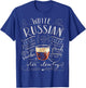 White Russian Drink Cocktail Recipe Perfect Drinking T-Shirt - T-Shirt | Royal