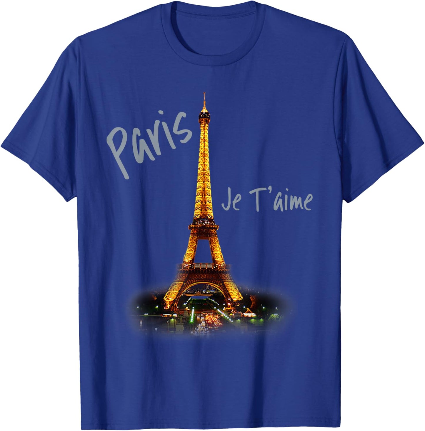 Eiffel Tower Paris French Vintage I Love Paris France T-Shirt - T-Shirt | Royal