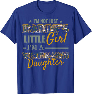 Army Veterans Daughter Peace Independence Day T-Shirt - T-Shirt | Royal