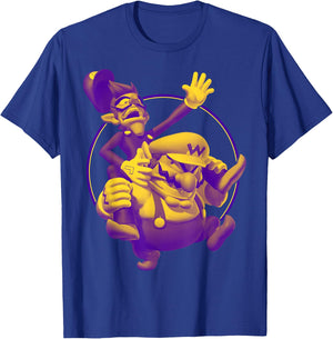 Nintendo Super Mario Waluigi & Wario Duo Graphic T-Shirt - T-Shirt | Royal