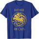 Father of Cats Shirt Cat Dad Cat Daddy T-Shirt - T-Shirt | Royal