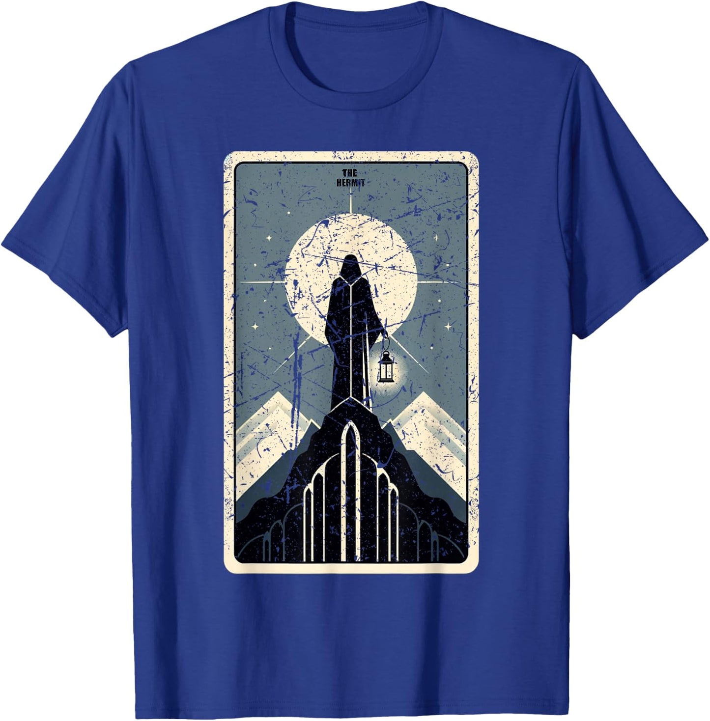 The Hermit Tarot Card Graphic T-Shirt - T-Shirt | Royal