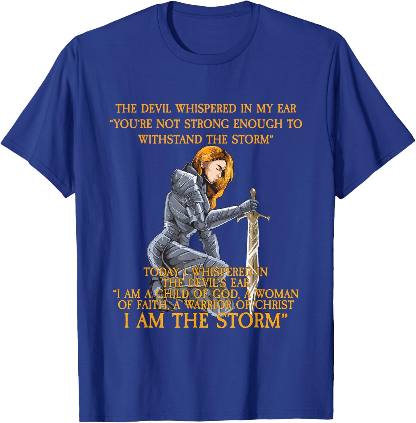 I Am The Storm T-Shirt - T-Shirt | Royal