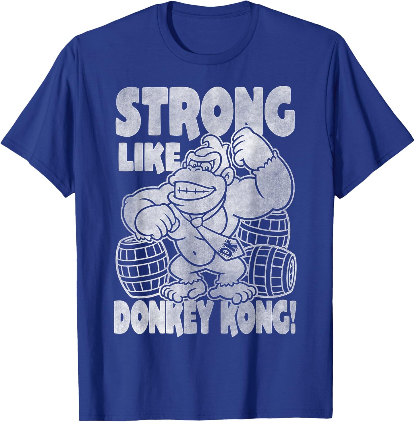 Nintendo Donkey Kong Super Strong Vintage Graphic T-Shirt - T-Shirt | Royal