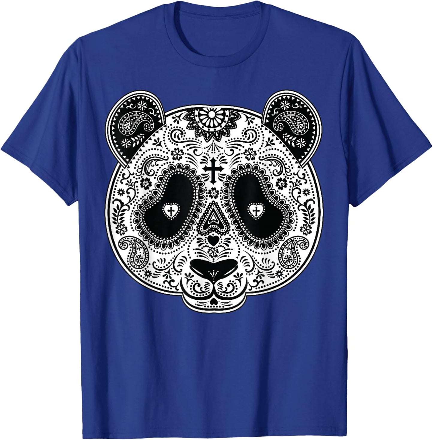 Sugar Skull Gifts Panda T-Shirt - T-Shirt | Royal