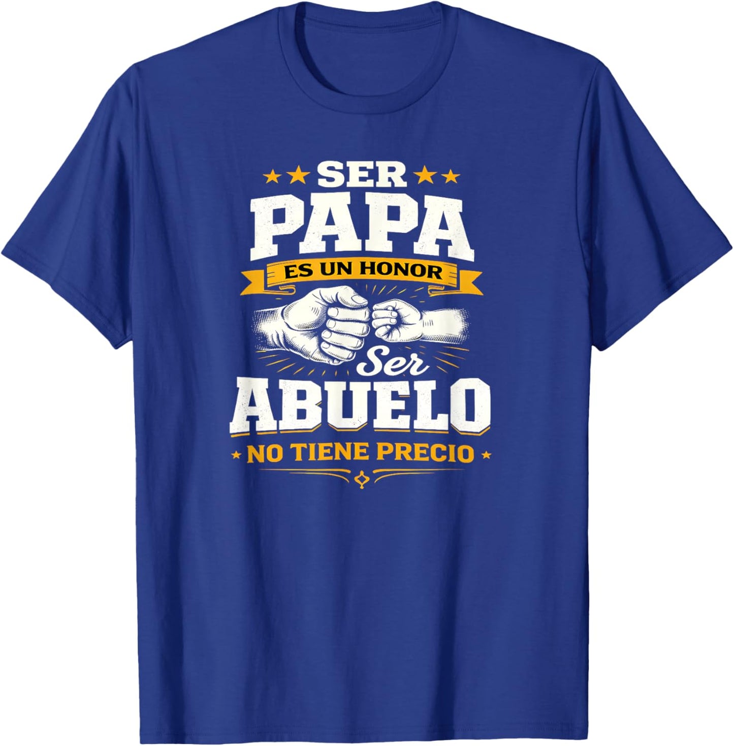 Spanish Papa Abuelo Father Grandfather Family Team Design T-Shirt - T-Shirt | Royal