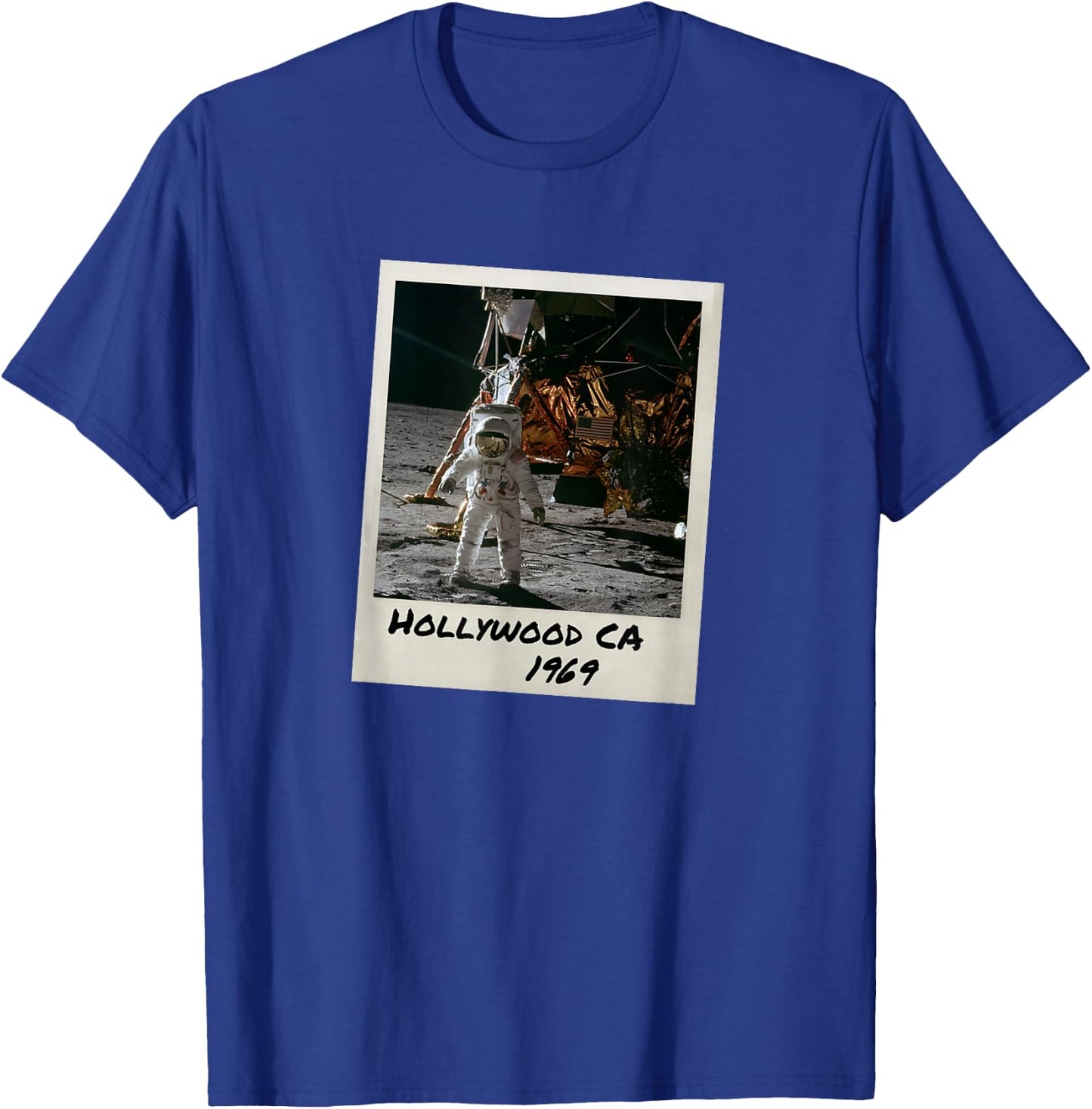 Fake Moon Landing Hoax Conspiracy Theory Fun Gift T-Shirt - T-Shirt | Royal
