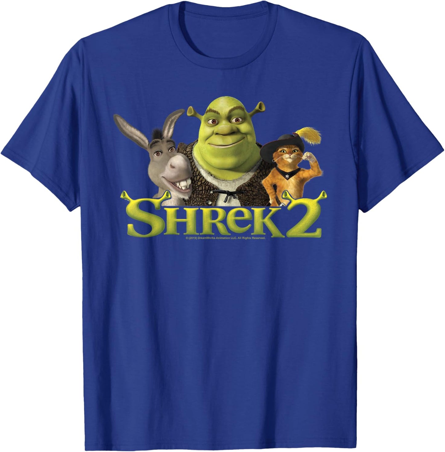 Shrek 2 Donkey & Puss in Boots Best Friends T-Shirt - T-Shirt | Royal