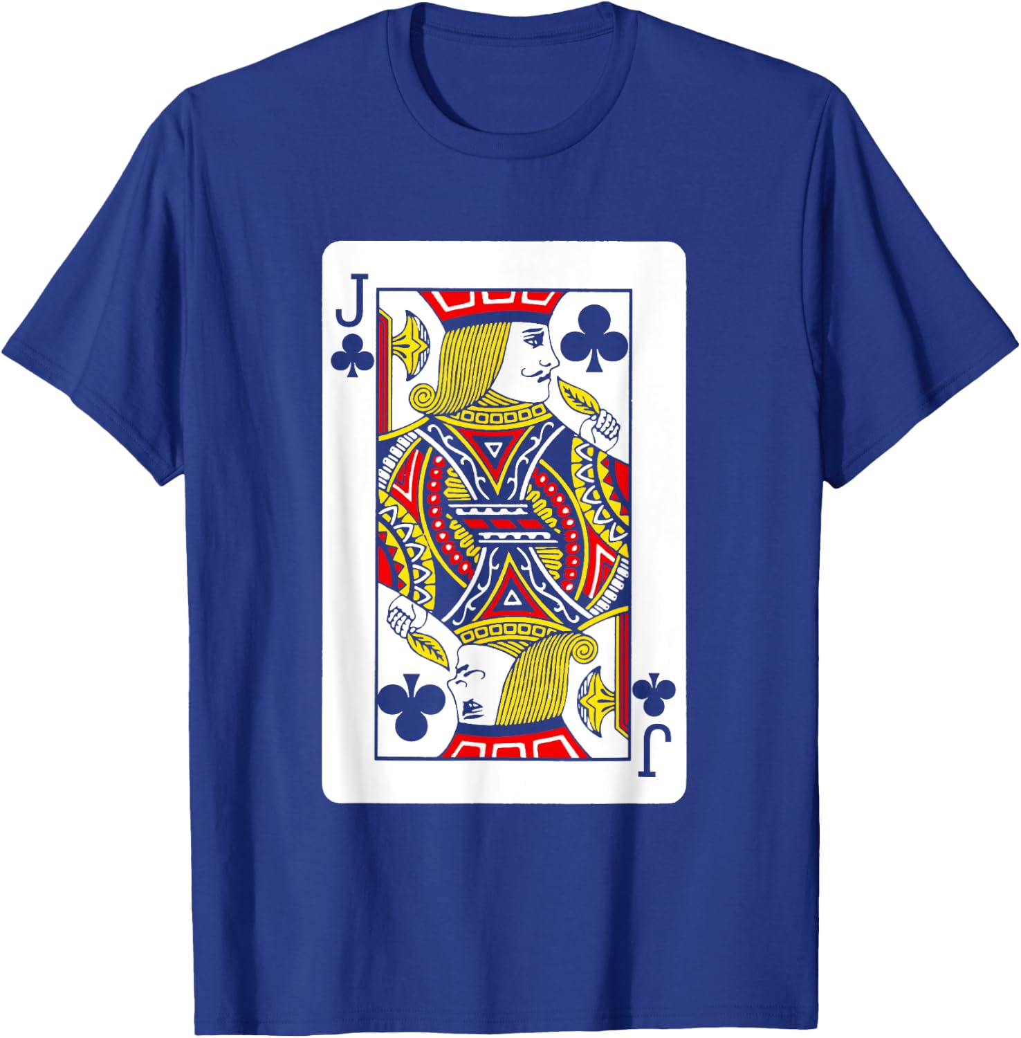Jack Of Clubs Costume T-Shirt - T-Shirt | Royal