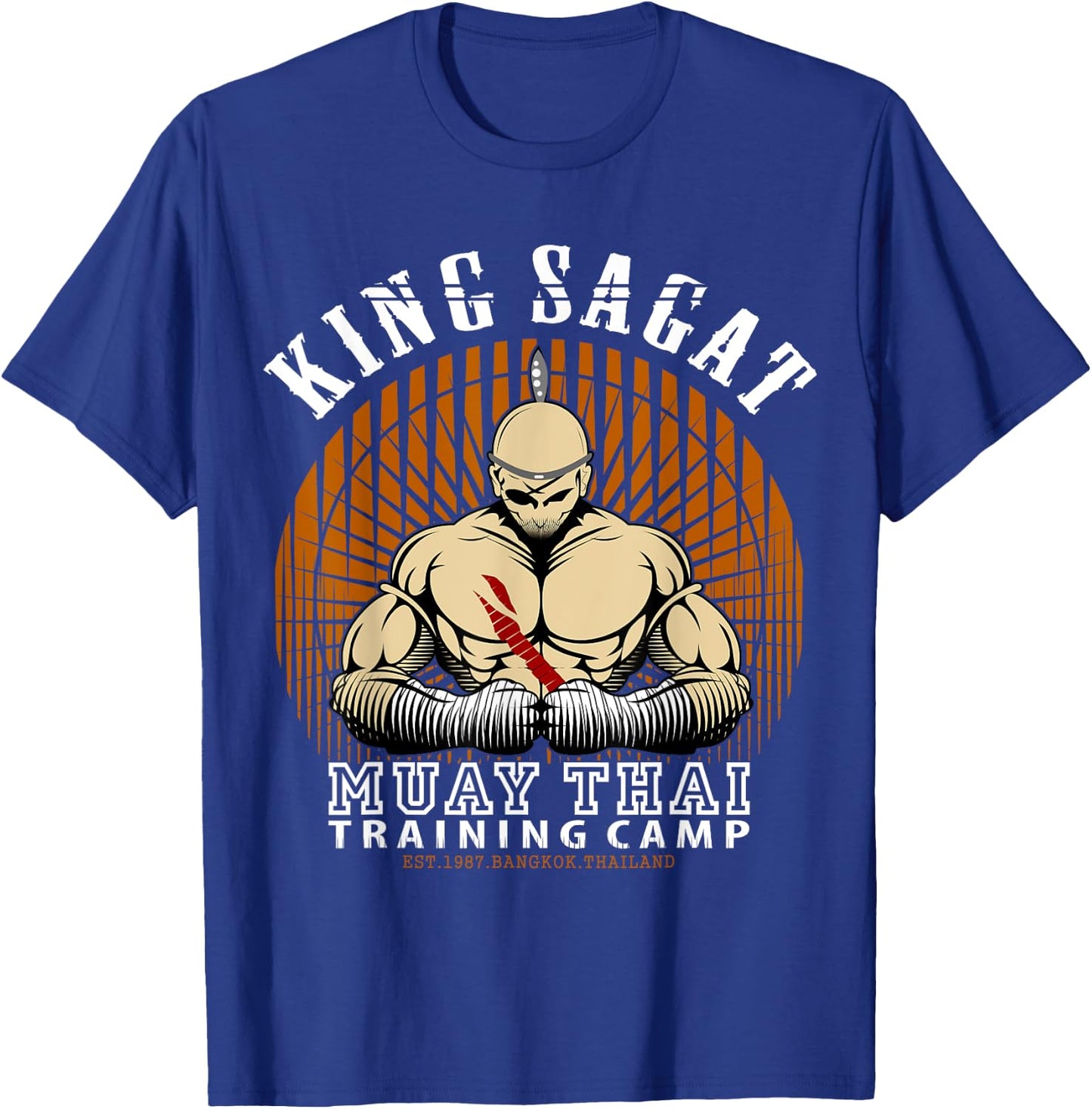 Muay Thai boxing training Gym - Sagat Training Camp T-Shirt - T-Shirt | Royal