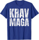 Distressed Krav Maga Israeli Gifts IDF Self-Defense Training T-Shirt - T-Shirt | Royal