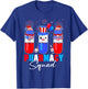 Pharmacy Squad 4th Of July Pharmacy Technician American Flag T-Shirt - T-Shirt | Royal