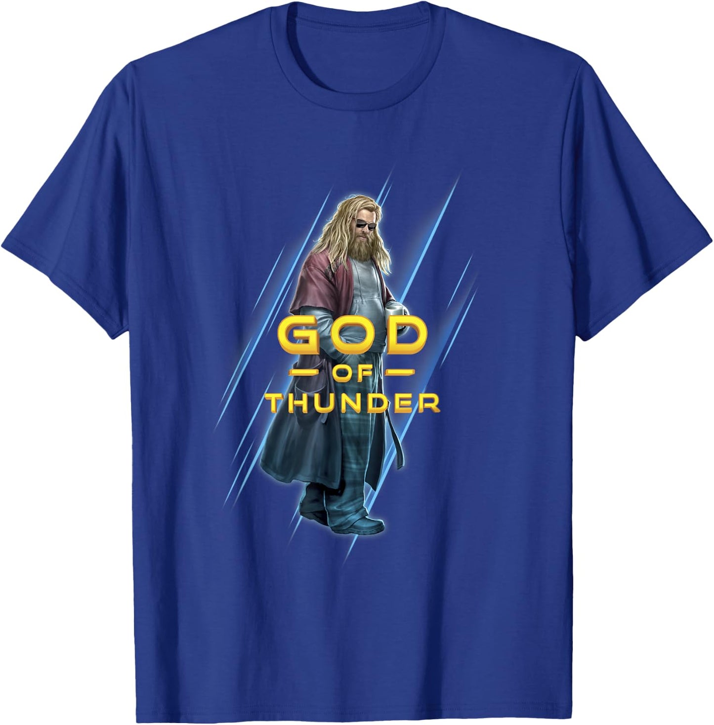 Marvel Avengers: Endgame Thor God Of Thunder Portrait T-Shirt - T-Shirt | Royal