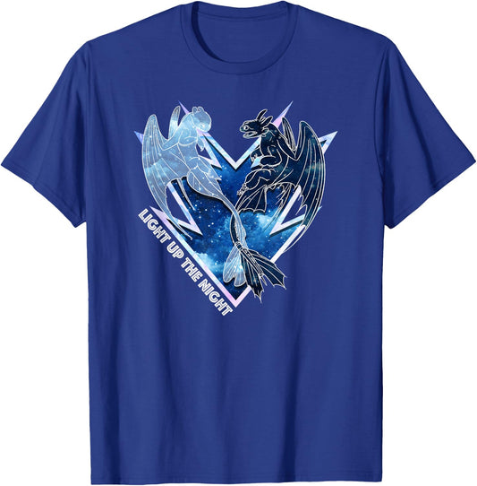 How to Train Your Dragon 3 Light Up The Night T-Shirt - T-Shirt | Royal