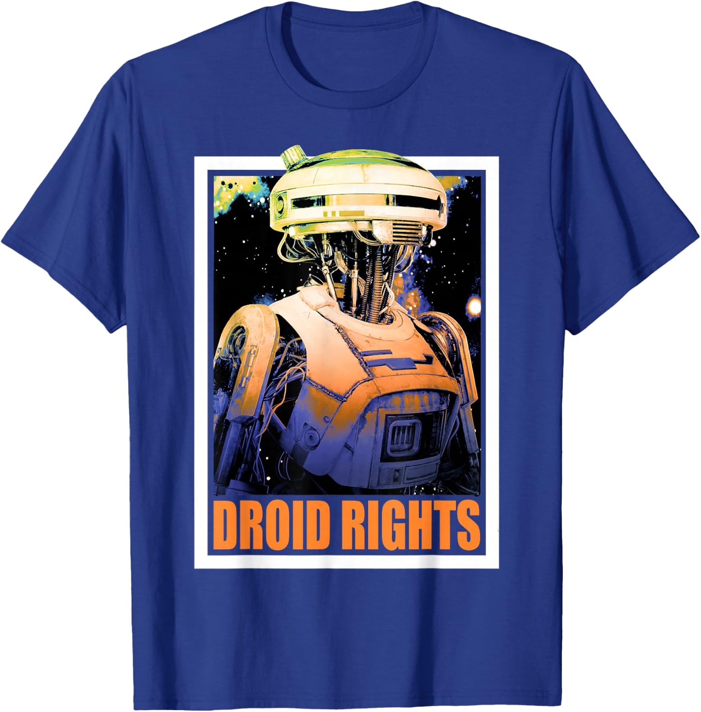 Star Wars Han Solo Movie L3-37 Droid Rights Graphic T-Shirt - T-Shirt | Royal