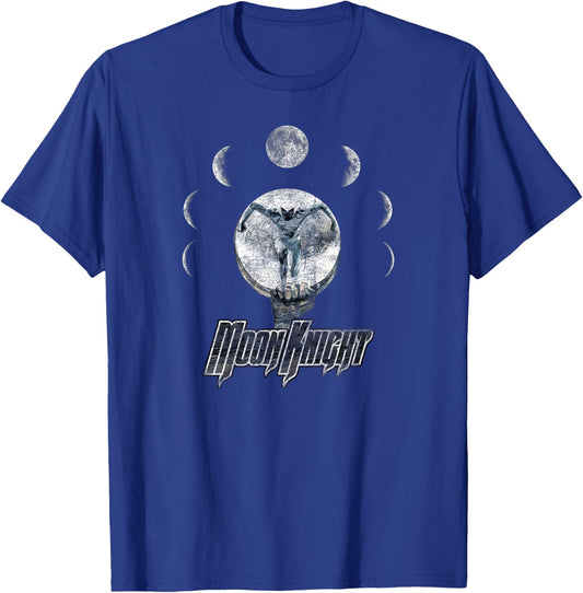Marvel Moon Knight Epic Moon Phase Badge Graphic T-Shirt - T-Shirt | Royal