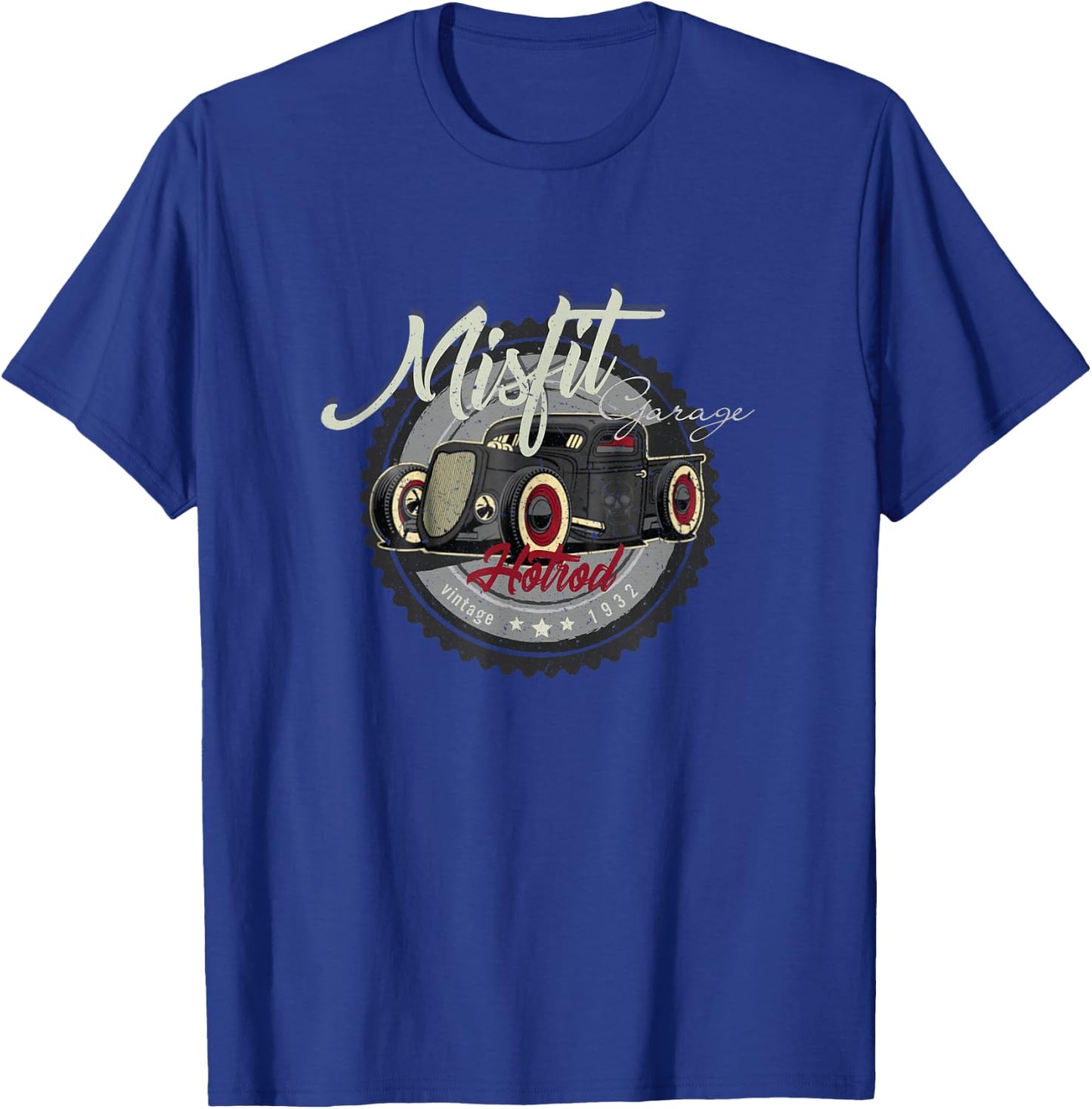 Misfit Garage Hot rod 1932 vintage T-Shirt - T-Shirt | Royal