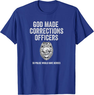 Corrections Officer Gifts Funny Correctional Gear T-Shirt - T-Shirt | Royal