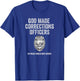 Corrections Officer Gifts Funny Correctional Gear T-Shirt - T-Shirt | Royal