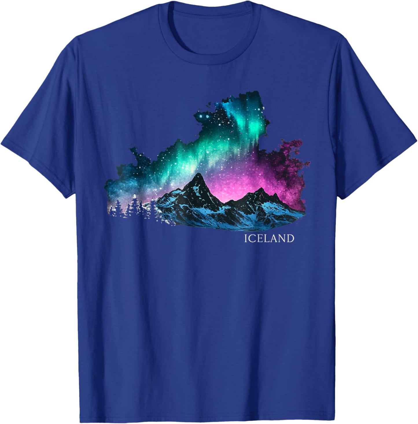 Iceland Lights Icelandic Souvenirs T-Shirt - T-Shirt | Royal