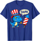 Funny Damn TRex Dinosaur Firecracker Firework Fourth of July T-Shirt - T-Shirt | Royal