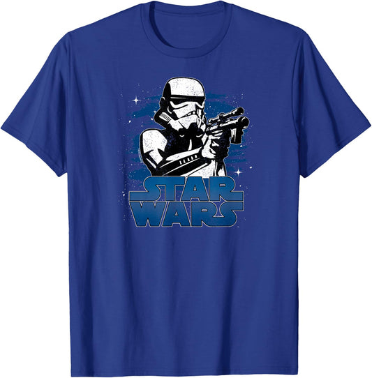 Star Wars - Stormtrooper Logo T-Shirt - T-Shirt | Royal