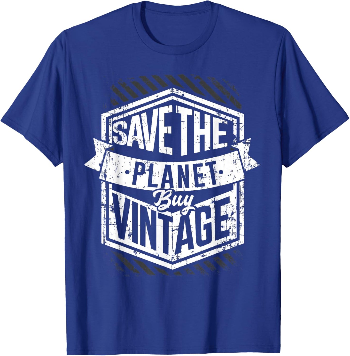Save The Planet Buy Vintage Junking Junkin T-Shirt - T-Shirt | Royal