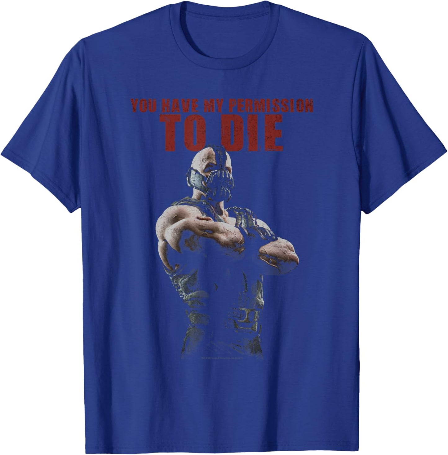 Batman Dark Knight Rises Bane Permission to Die T-Shirt - T-Shirt | Royal