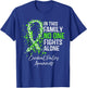 In This Family No One Fights Alone Shirt Cerebral Palsy T-Shirt - T-Shirt | Royal