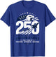 Patriotic Eagle 250th Anniversary USA 250 Years 4th of July T-Shirt - T-Shirt | Royal