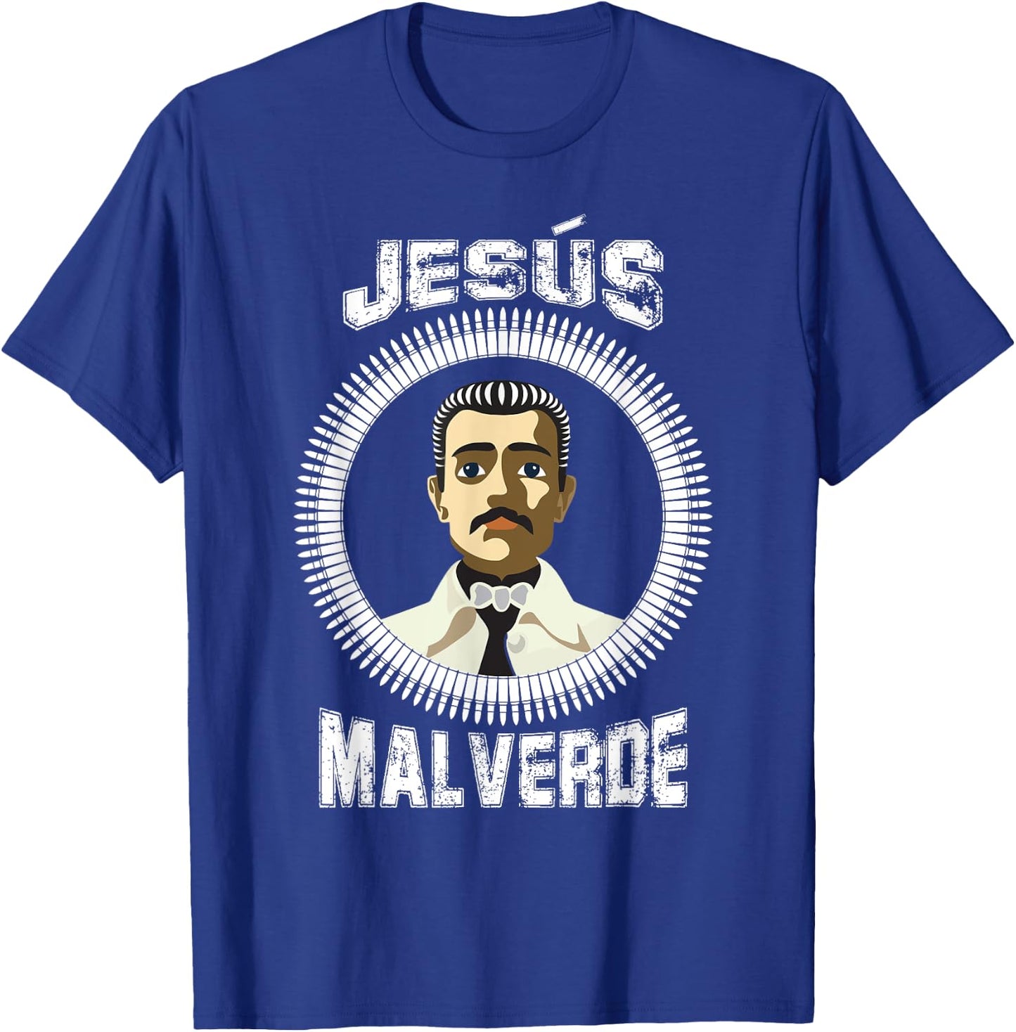Jesus Malverde Mexican Hero Angel Of The Poor Shirt T-Shirt - T-Shirt | Royal
