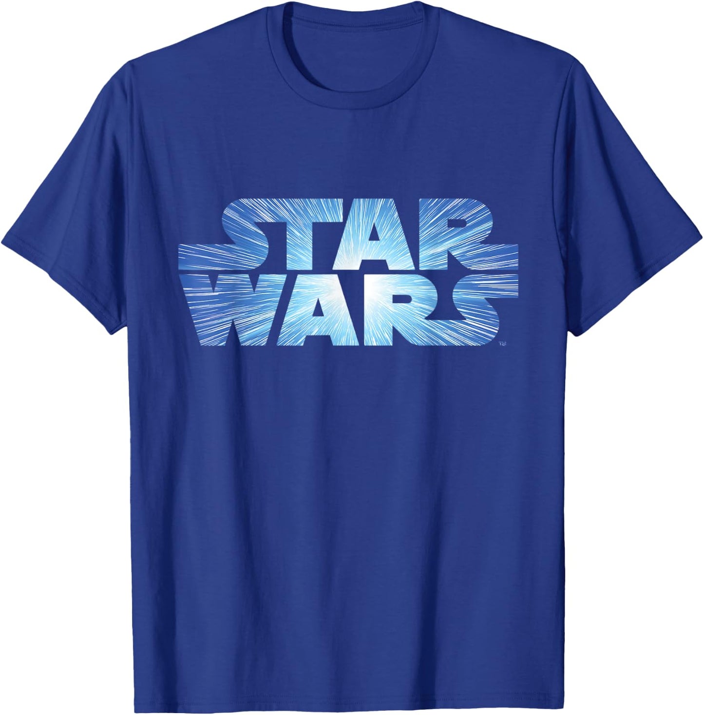 Star Wars Logo Jump to Lightspeed T-Shirt - T-Shirt | Royal