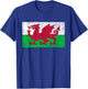 Wales Dragon Flag Welsh Retro Cymru Medieval T-Shirt - T-Shirt | Royal