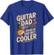 Guitar Dad Like A Regular Dad But Cooler Rock T-Shirt - T-Shirt | Royal