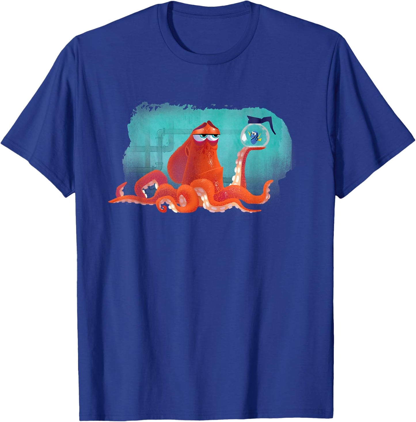 PIXAR Finding Dory Hank and Dory - Adult, Blue, Short Sleeve, Small T-Shirt - T-Shirt | Royal