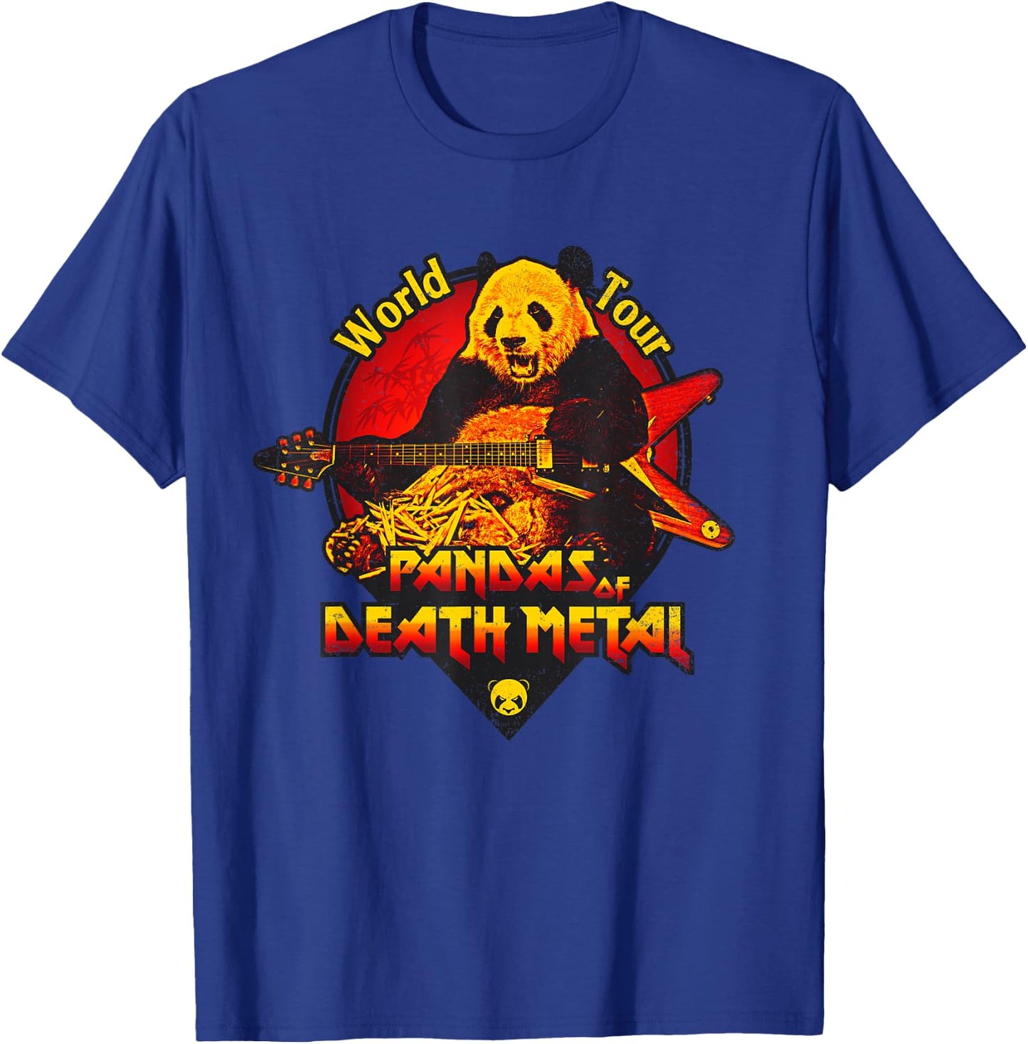 Pandas of Death Metal Band T-Shirt - T-Shirt | Royal