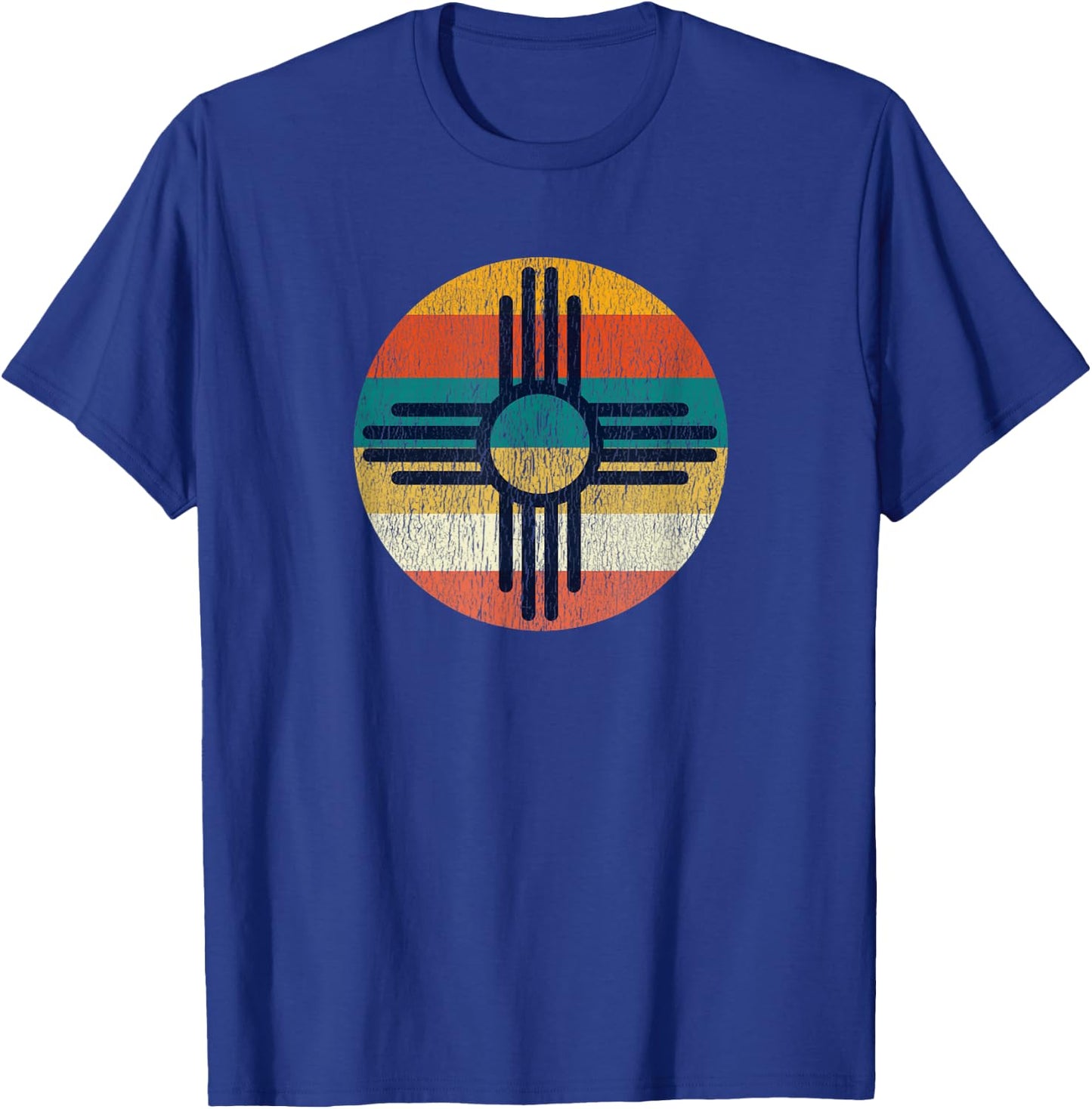 Zia Shirt Women Men New Mexico Gift Vintage Retro Zia Symbol T-Shirt - T-Shirt | Royal