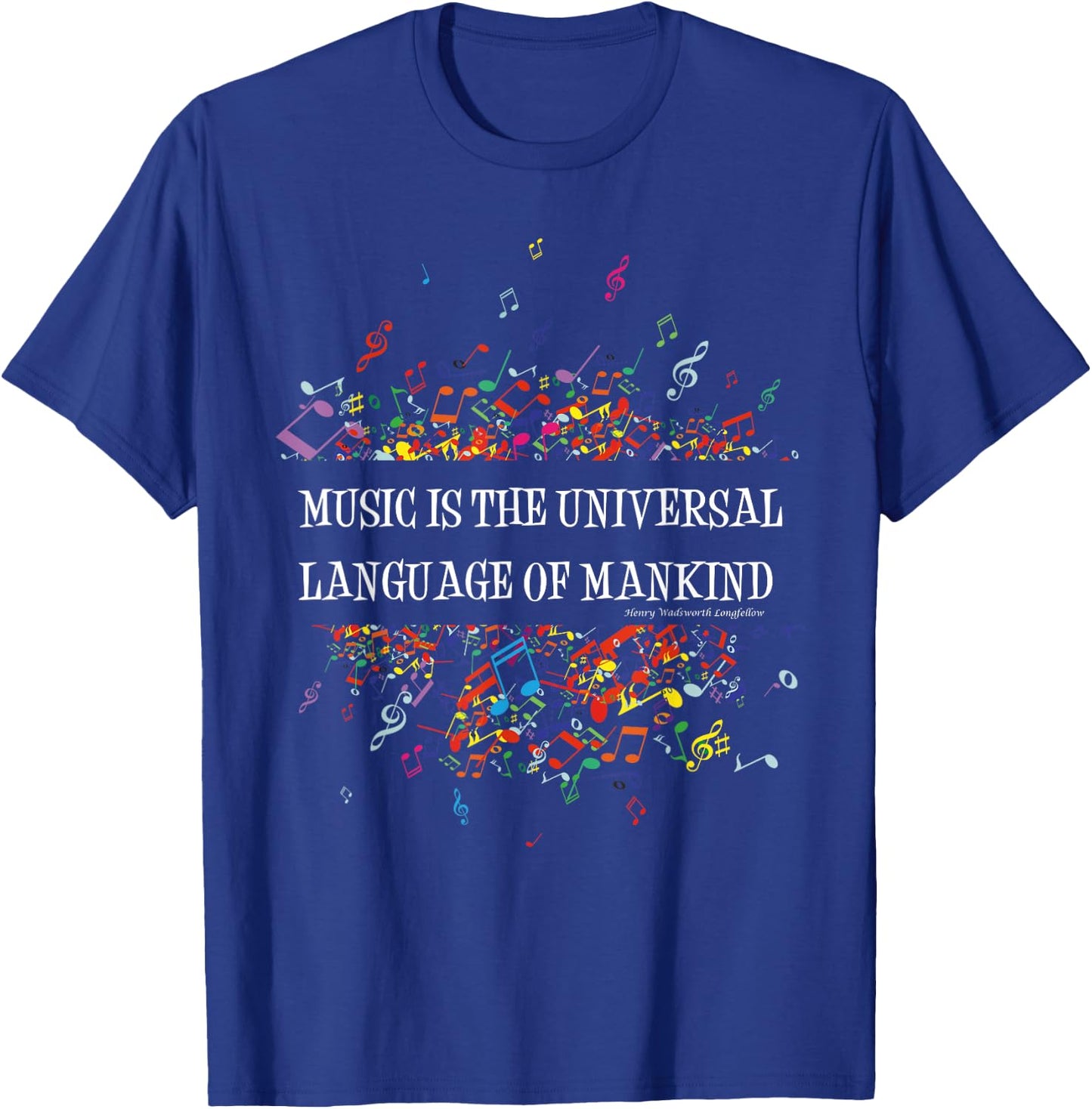 Music The Universal Language T-Shirt - T-Shirt | Royal